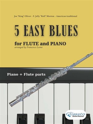 cover image of 5 Easy Blues--Flute & Piano (complete parts)